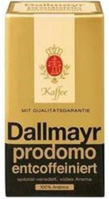 Кофе молотый Dallmayr Entcoffeiniert / 12166 (500г)