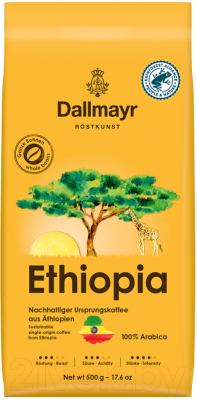 Кофе в зернах Dallmayr Ethiopia / 10641 (500г)