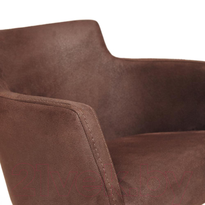 Кресло мягкое Tetchair Knez бук/нубук (венге/коричневый)
