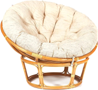 Кресло садовое Tetchair Papasan с подушкой (мед/ткань старт) - 
