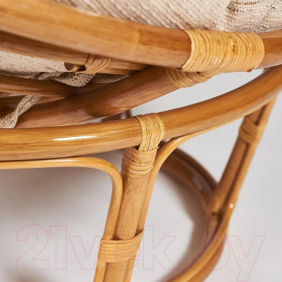 Кресло садовое Tetchair Papasan с подушкой (мед/ткань старт)