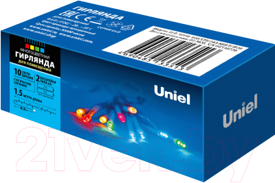 Изображение товара Светодиодная гирлянда Uniel UL-00007181 (разноцветный свет)