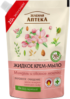 

Мыло жидкое Зеленая аптека, Миндаль и овсяное молочко
