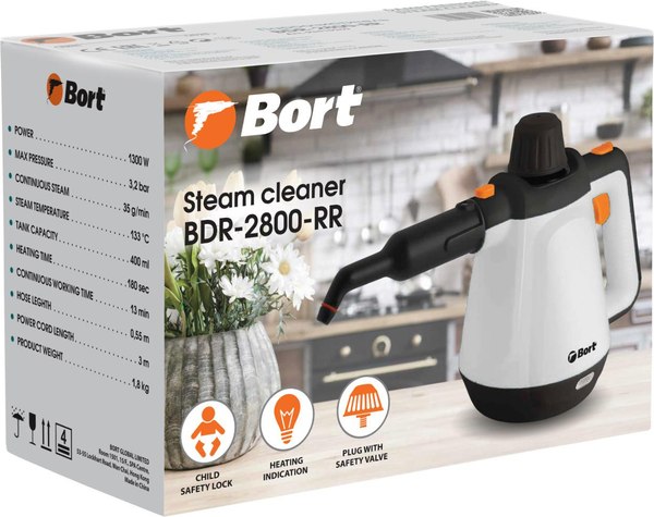 Пароочиститель Bort BDR-2800-RR (93410969)