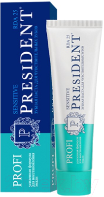 Зубная паста PresiDent Sensitive / 34292  (50мл)