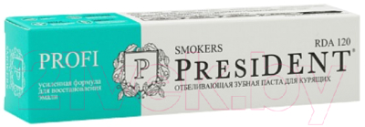 Зубная паста PresiDent Smokers / 34296 (50мл)