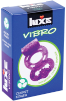 Виброкольцо LUXE Vibro Секрет кощея + презерватив / 141055 - 