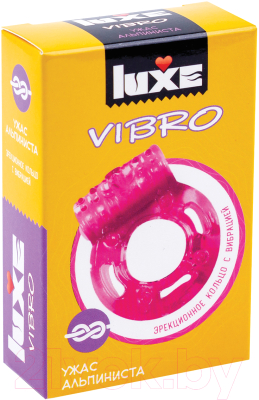 Виброкольцо LUXE Vibro Ужас Альпиниста + презерватив / 141056