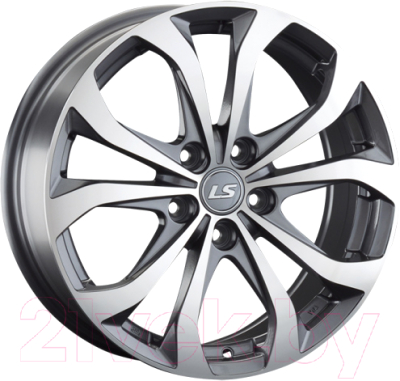 

Литой диск LS wheels, LS 843 17x7" 5x114.3мм DIA 67.1мм ET 45мм GMF