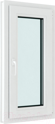 Окно ПВХ Brusbox Elementis Kale Одностворчатое Поворотно-откидное правое 3 стекла (1300x800x60)