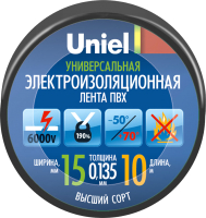 

Изолента Uniel, UIT-135P 10/15/01 / 04510