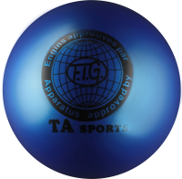 Мяч для художественной гимнастики No Brand I-1 (синий) - 