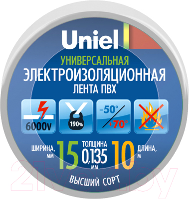 Изолента Uniel UIT-135P 10/15/01 / 04514