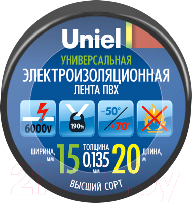 

Изолента Uniel, UIT-135P 20/15/01 / 04484