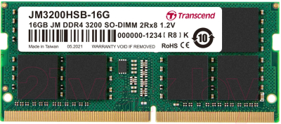 

Оперативная память DDR4 Transcend, JM3200HSB-16G