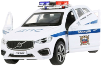 Автомобиль игрушечный Технопарк Volvo XC60 R-Desing Полиция / XC60-12POL-WH - 