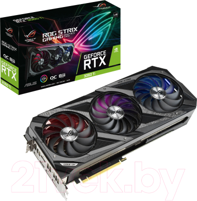 Видеокарта Asus ROG-STRIX-RTX3060TI-O8G-V2-GAMING