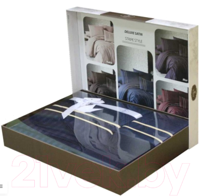 Комплект постельного белья DO&CO Delux Agora / 10612 (коричневый)