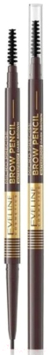 Карандаш для бровей Eveline Cosmetics Micro Precise Brow Pencil Водостойкий №03 Dark Brown