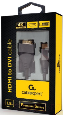 Адаптер Gembird CC-HDMI-DVI-4K-6 (1.8м)