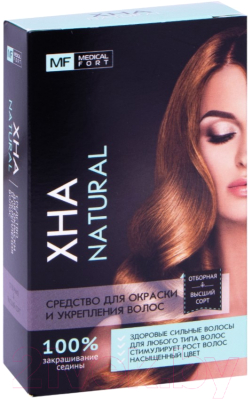Порошковая краска для волос Medicalfort Хна Для укрепления  (100г, натуральный)