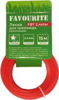 Леска для триммера Favourite FBT 2.4star (15м) - 