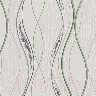

Виниловые обои Белвинил, Зеленый;рисунок;серый, Блюз 71 СБ54-Н-ОК