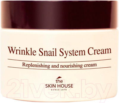 Крем для лица The Skin House Wrinkle Snail System Cream (50мл)