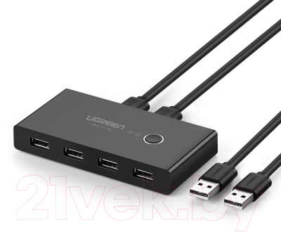 USB-хаб Ugreen US216 / 30767 (черный)