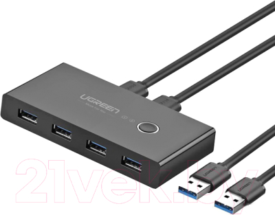 USB-хаб Ugreen US216 / 30768 (черный)