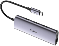 USB-хаб Ugreen CM252 / 60718 (серый) - 