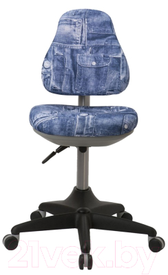 Кресло растущее Бюрократ KD-2 (джинса синий)