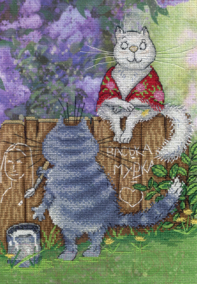 

Набор для вышивания М.П.Студия, Улыбка МуррЛизы / РК-508М