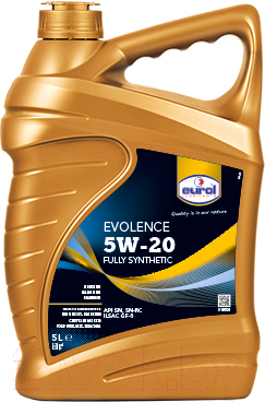 

Моторное масло Eurol, Evolence 5W20 / E100130-5L