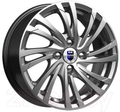 

Литой диск K&K, Мейола 15x6" 4x100мм DIA 54.1мм ET 46мм дарк платинум