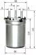 Миниатюра изображения товара Топливный фильтр Bosch F026402834
