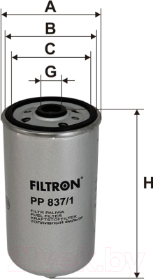Топливный фильтр Filtron PP837/1