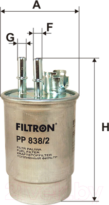 Топливный фильтр Filtron PP838/2