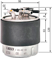

Топливный фильтр Bosch, F026402125