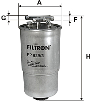 

Топливный фильтр Filtron, PP839/3