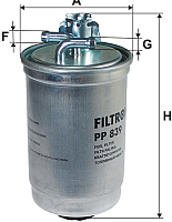 Топливный фильтр Filtron PP839 - 