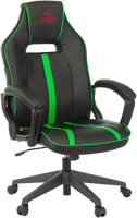 Кресло геймерское Бюрократ Zombie Viking Zombie A3 (черный/зеленый) - 