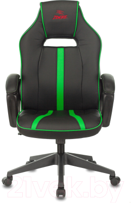 Кресло геймерское Бюрократ Zombie Viking Zombie A3 (черный/зеленый)