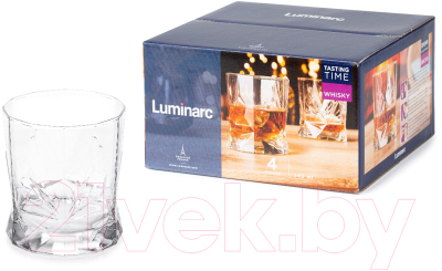 Набор стаканов Luminarc Время дегустаций виски рош Q4022 (4шт)