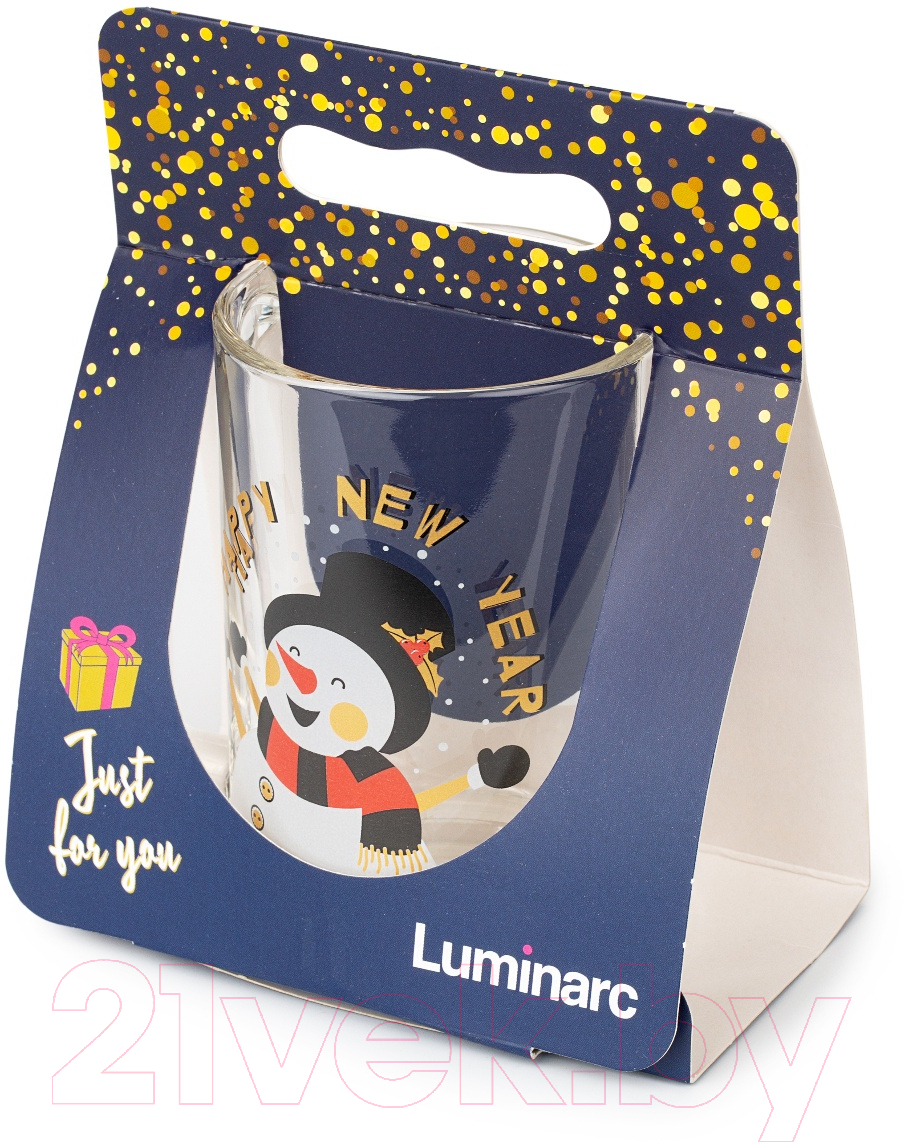 Кружка Luminarc Фитнес P9570 (новогодний декор) — фото 8
