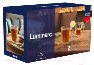 Набор кружек Luminarc Время дегустаций. Чай Q2842 (2шт)