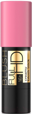 

Румяна Eveline Cosmetics, Розовый, Creamy Blush Full HD тон 01