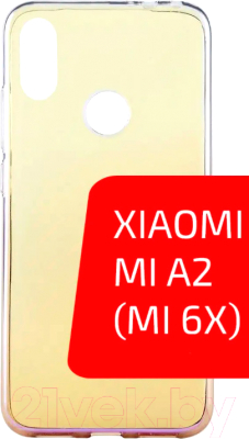 Чехол-накладка Volare Rosso Electro TPU для Mi A2 / Mi 6X (золотой)