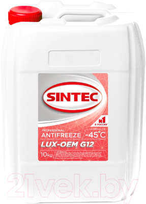 Антифриз Sintec Lux G12 -45 / 613504 (10кг, красный)