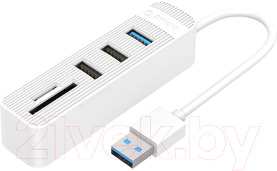 USB-хаб Orico TWU32-3AST (белый)